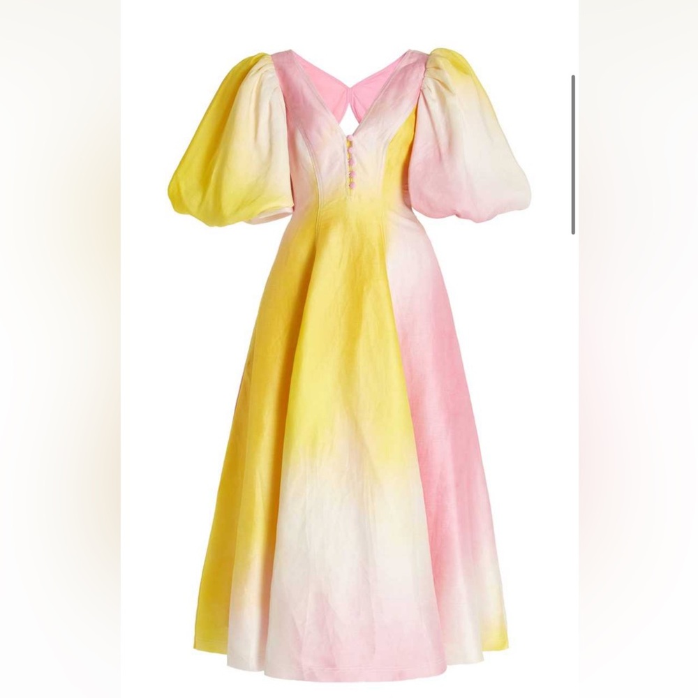 Aje Cloud Burst Midi Dress (NWT)